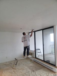 SMA Painting team painting a ceiling